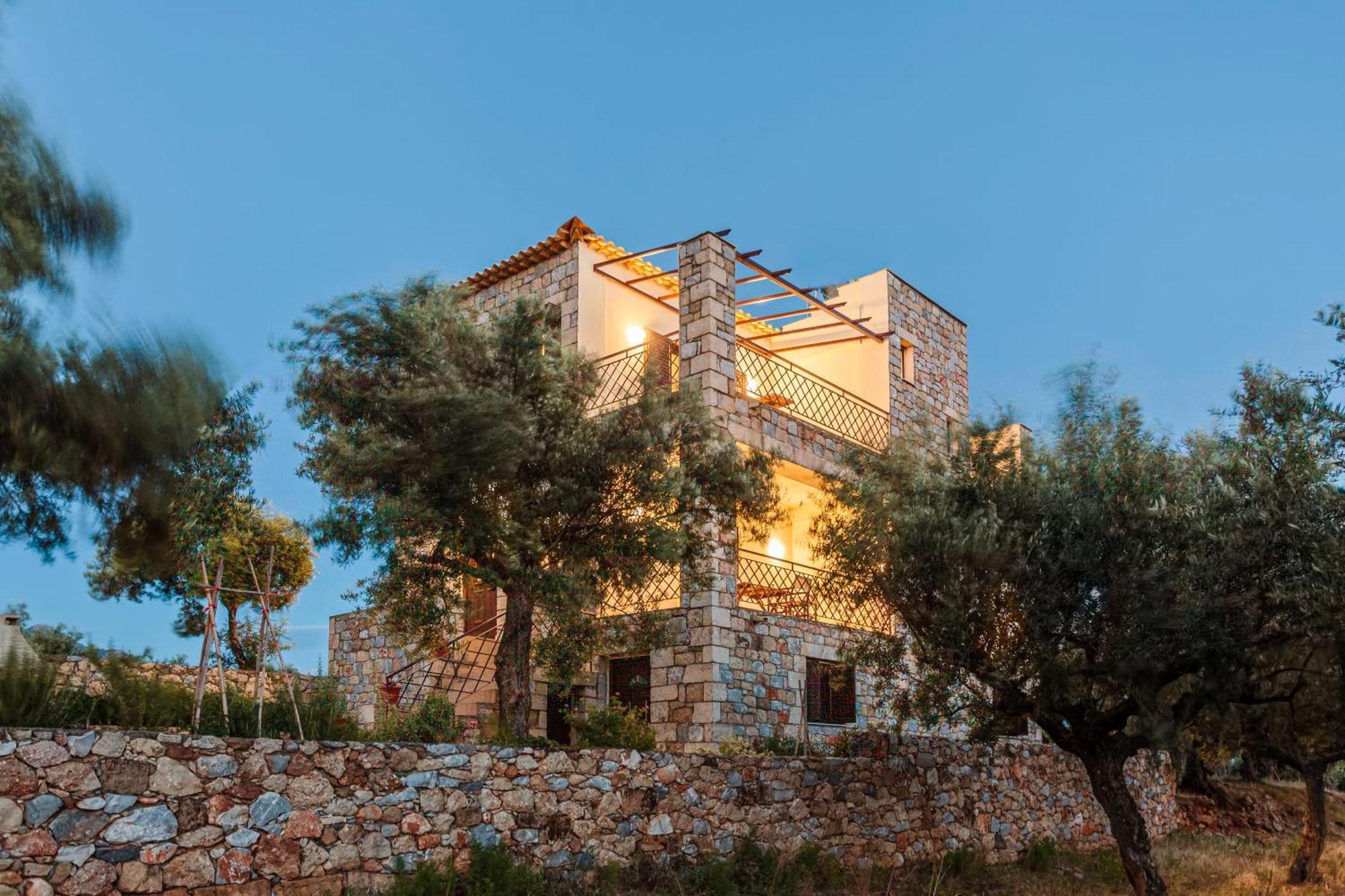 Villa Armonia, Sunset View And Relaxing Beach Vibe Proástion Exterior foto